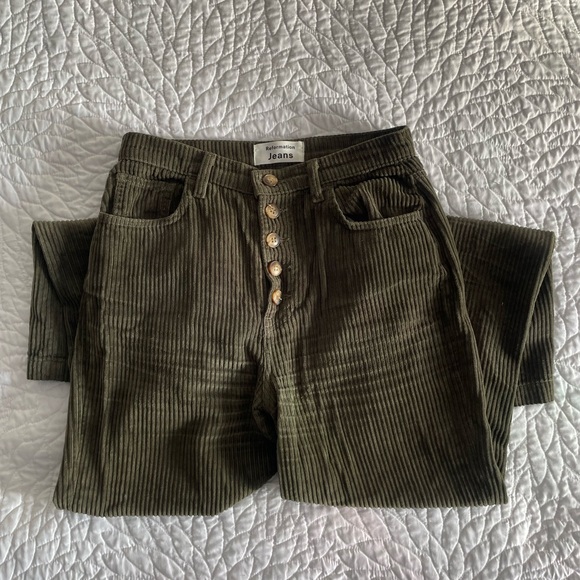 Reformation Austin Pant in Army (Size 26) - Picture 2 of 8